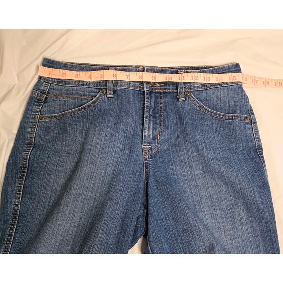 Bandolinoblu Cropped Jeans Women's Size 8 Wide Leg Cotton Blend Stylish Classic - Picture 6 of 6